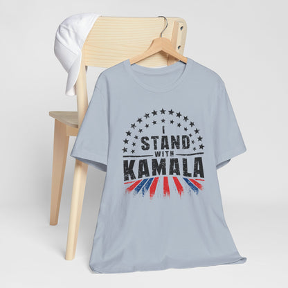 I Stand With Kamala T-Shirt, Politics, Vote, Election, Democrat