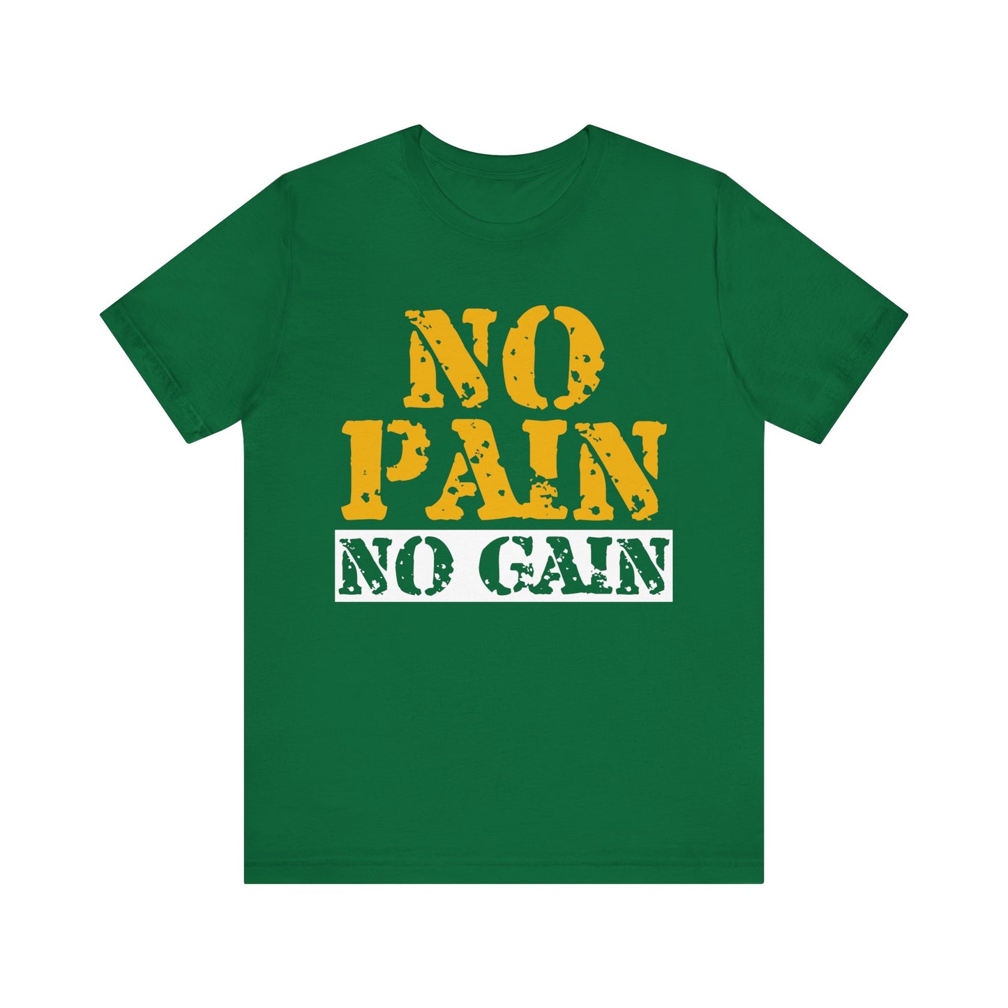 No Pain No Gain T-Shirt, Gym Workout Fitness T-Shirt