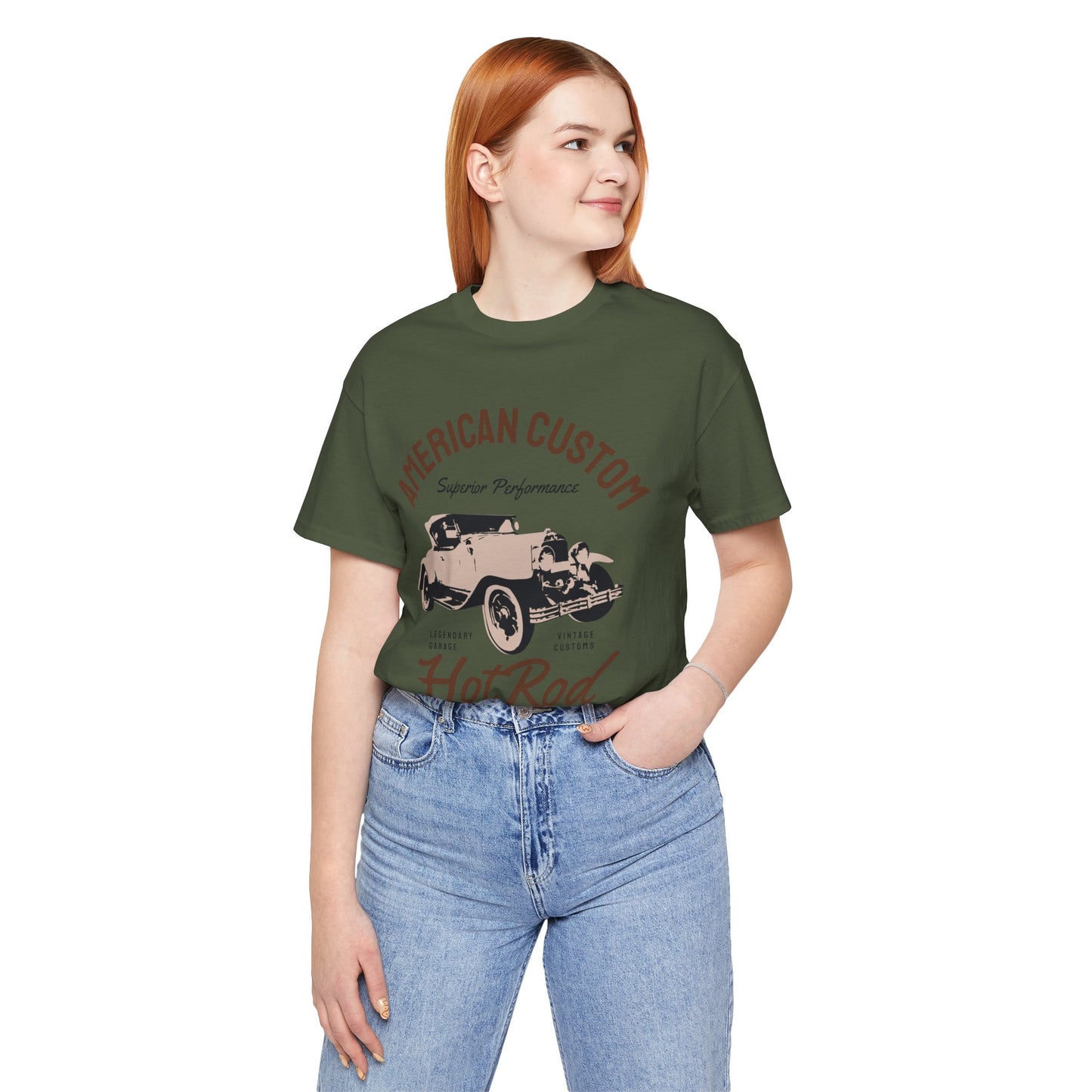 American Custom Hotrod T-Shirt, Hotrod T-Shirt, Custom Hotrod, American T-Shirt