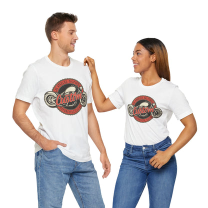 Los Angles California Custom Motorcycle T-Shirt, Los Angles, California, Custom Bikers T-Shirt