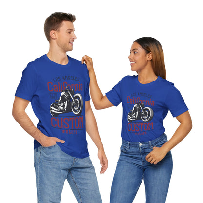 Los Angles California Custom Motors T-Shirt, Los Angles, California, Custom Bikers T-Shirt