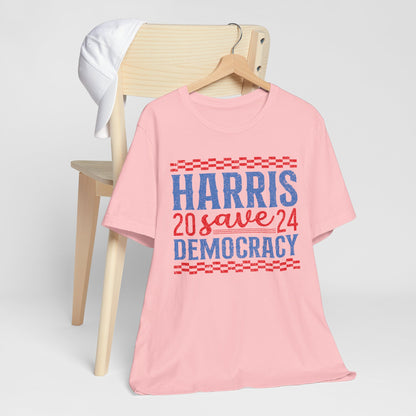 Harris 2024 Save Democracy T-Shirt, Politics, Vote, Election, Democrat