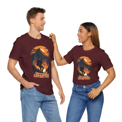 Outdoor Adventure T-Shirt, Adventure Hiking T-Shirt,  Hiking Design 01, Outdoors, Mountain Hike T-Shirt, II