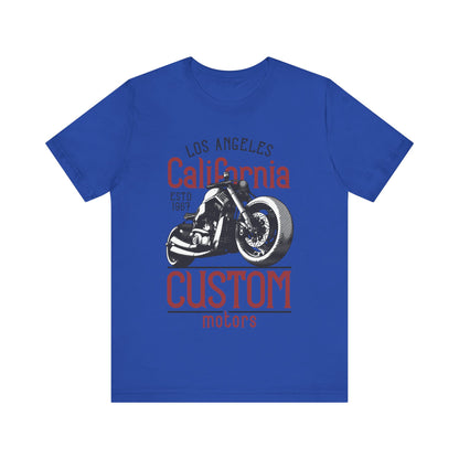 Los Angles California Custom Motors T-Shirt, Los Angles, California, Custom Bikers T-Shirt