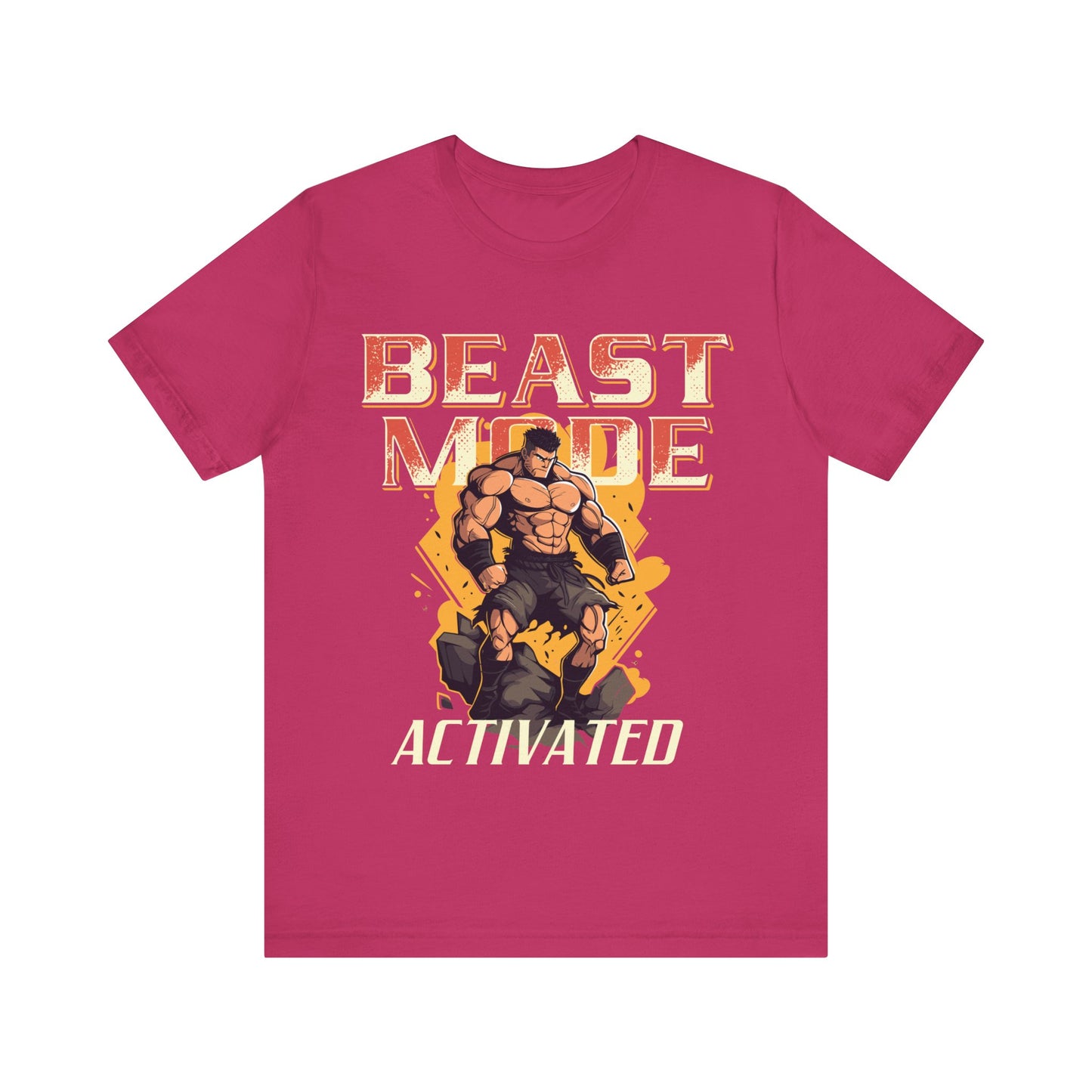 Beast Mode Activated T-Shirt, Bodybuilding, Gym, Fitness T-Shirt