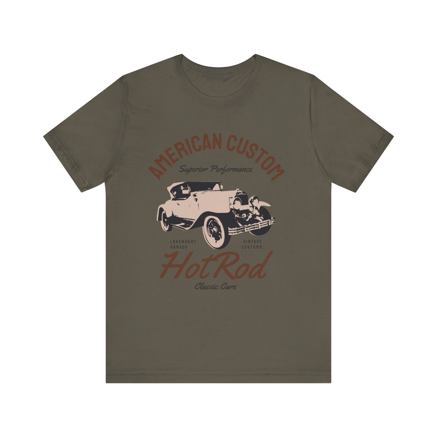 American Custom Hotrod T-Shirt, Hotrod T-Shirt, Custom Hotrod, American T-Shirt