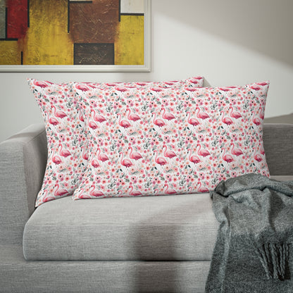 Pink Flamingo pattern 01 Pillow Sham