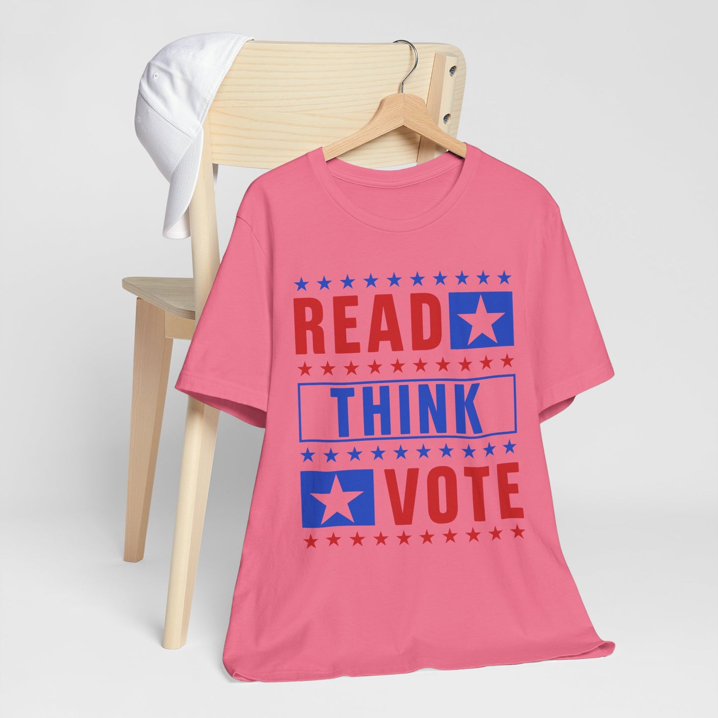 Read Think Vote T-Shirt, Politics, Vote, Election, Democrat