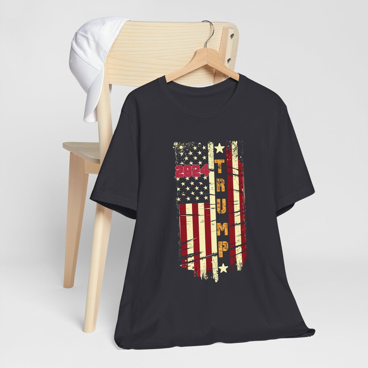 Trump 2024 Flag T-Shirt, Politics, Vote, Election, Republican
