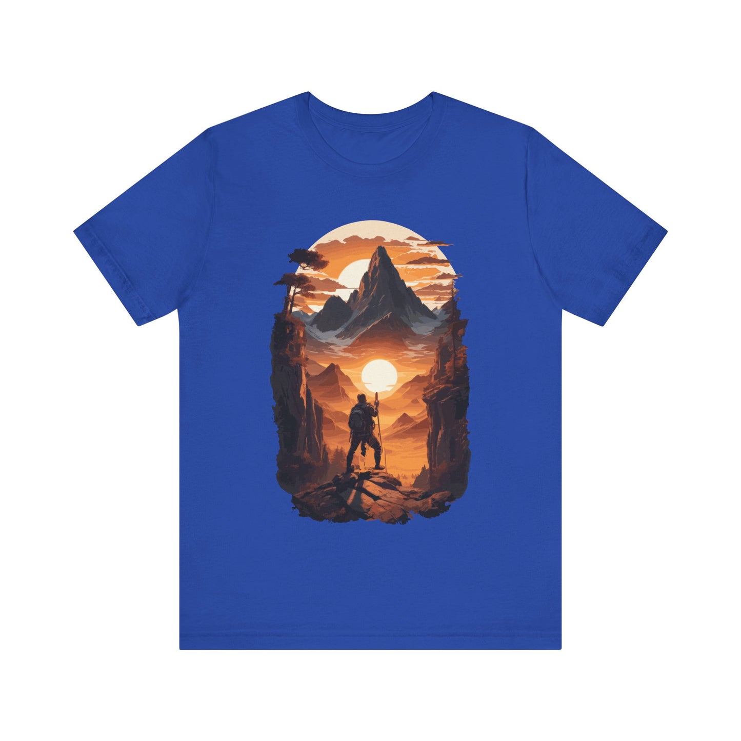 Adventure Hiking T-Shirt,  Hiking Design 01, Outdoors, Mountain Hike T-Shirt