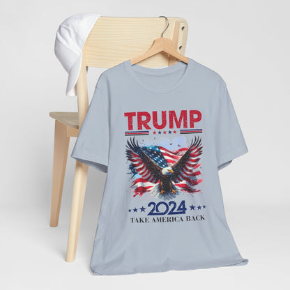 Trump 2024 Take America Back T-Shirt, Politics, Vote, Election, Republican