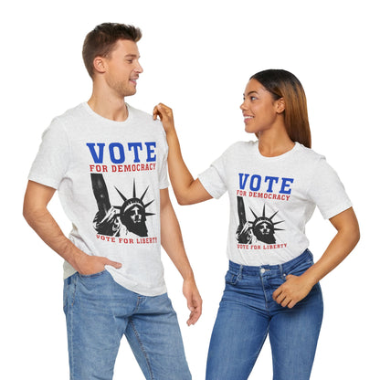 Vote For Democracy T-Shirt, Politics, Vote, Election, Democrat