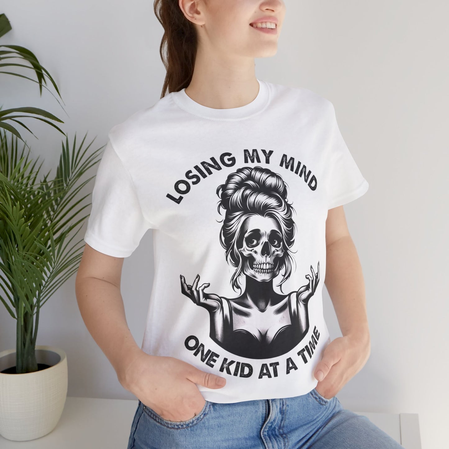 Losing My Mind One Kid At The Time T-Shirt, Mom, Funny, Mama T-Shirt