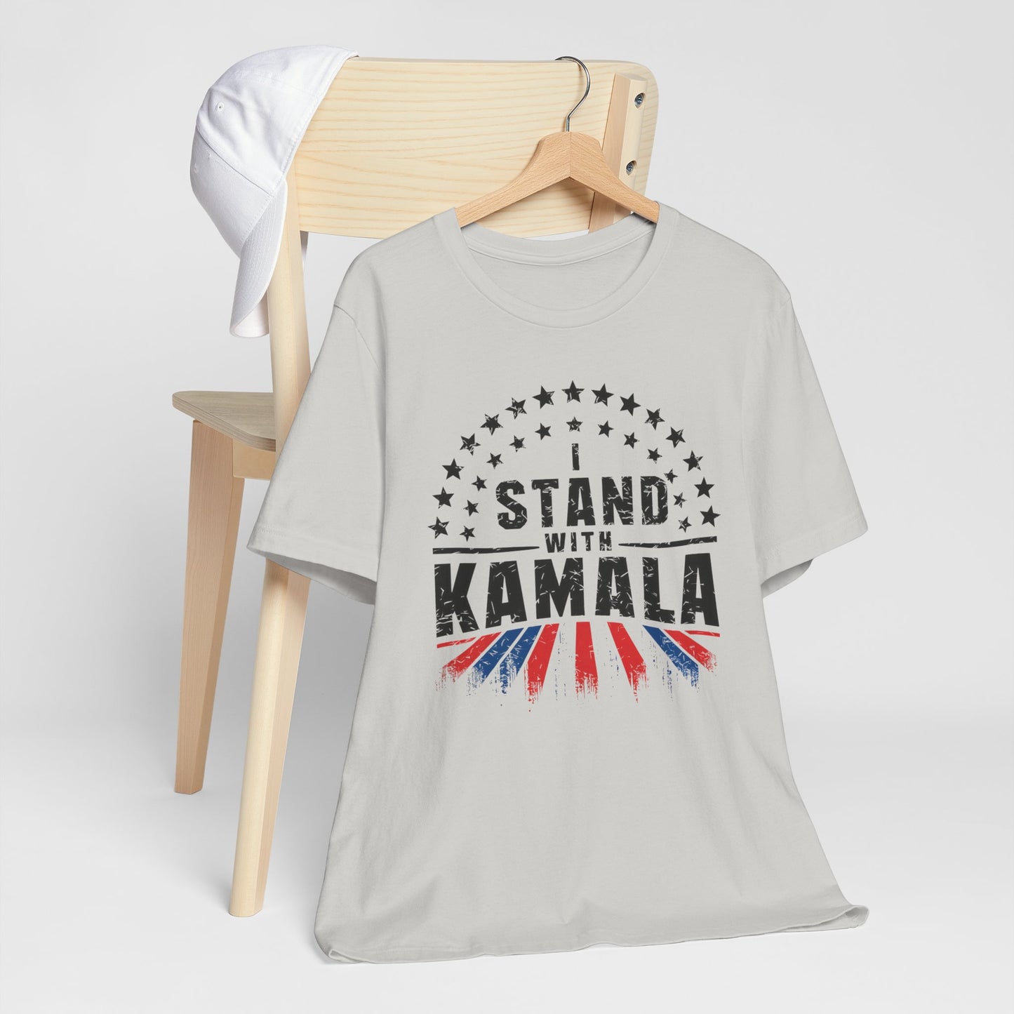 I Stand With Kamala T-Shirt, Politics, Vote, Election, Democrat