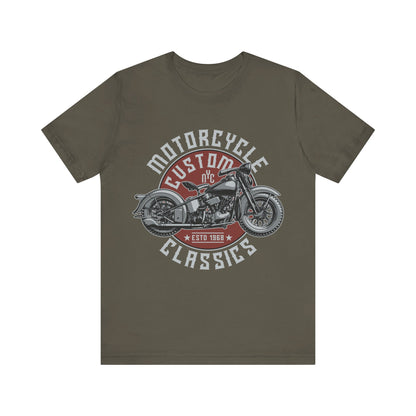 Custom Motorcycle Classics T-Shirt, MC, Motorcycle, Bikers T-Shirt