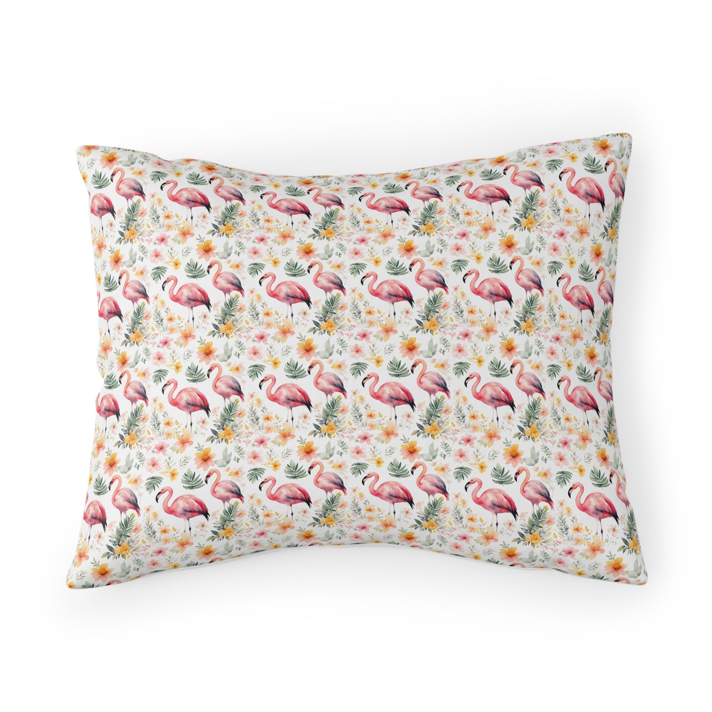 Pink Flamingo pattern 02 Pillow Sham