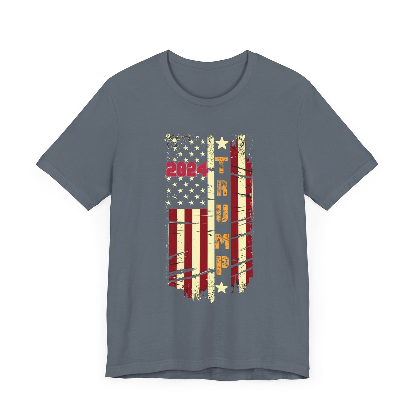 Trump 2024 Flag T-Shirt, Politics, Vote, Election, Republican