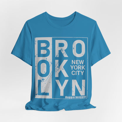 Brooklyn By Huggermugger T-Shirt, Typography T-Shirt, Huggermugger, Brooklyn T-Shirt