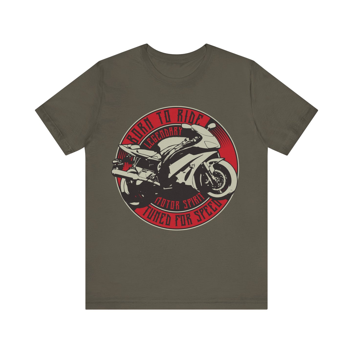 Born to Ride Tuned to Speed T-Shirt, Motorcycle, MC, Bikers T-Shirt