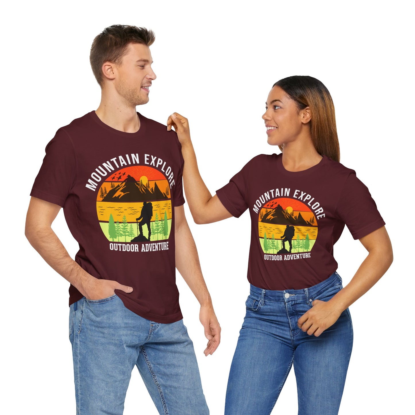 Mountain Explore T-Shirt, Adventure, Hiking T-Shirt