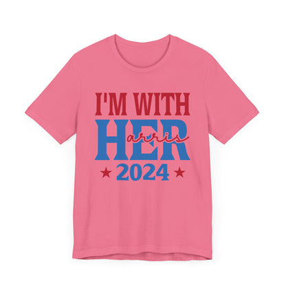 I'm With Her Harris 2024 T-Shirt, Politics, Vote, Election, Democrat