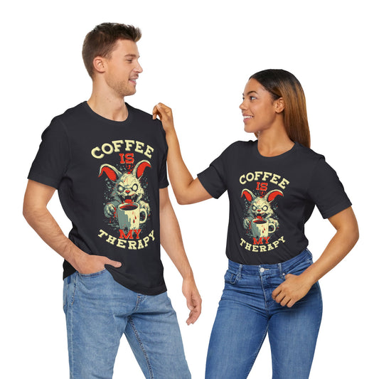 Coffee is my Therapy T-Shirt, Coffee, Fika T-Shirt