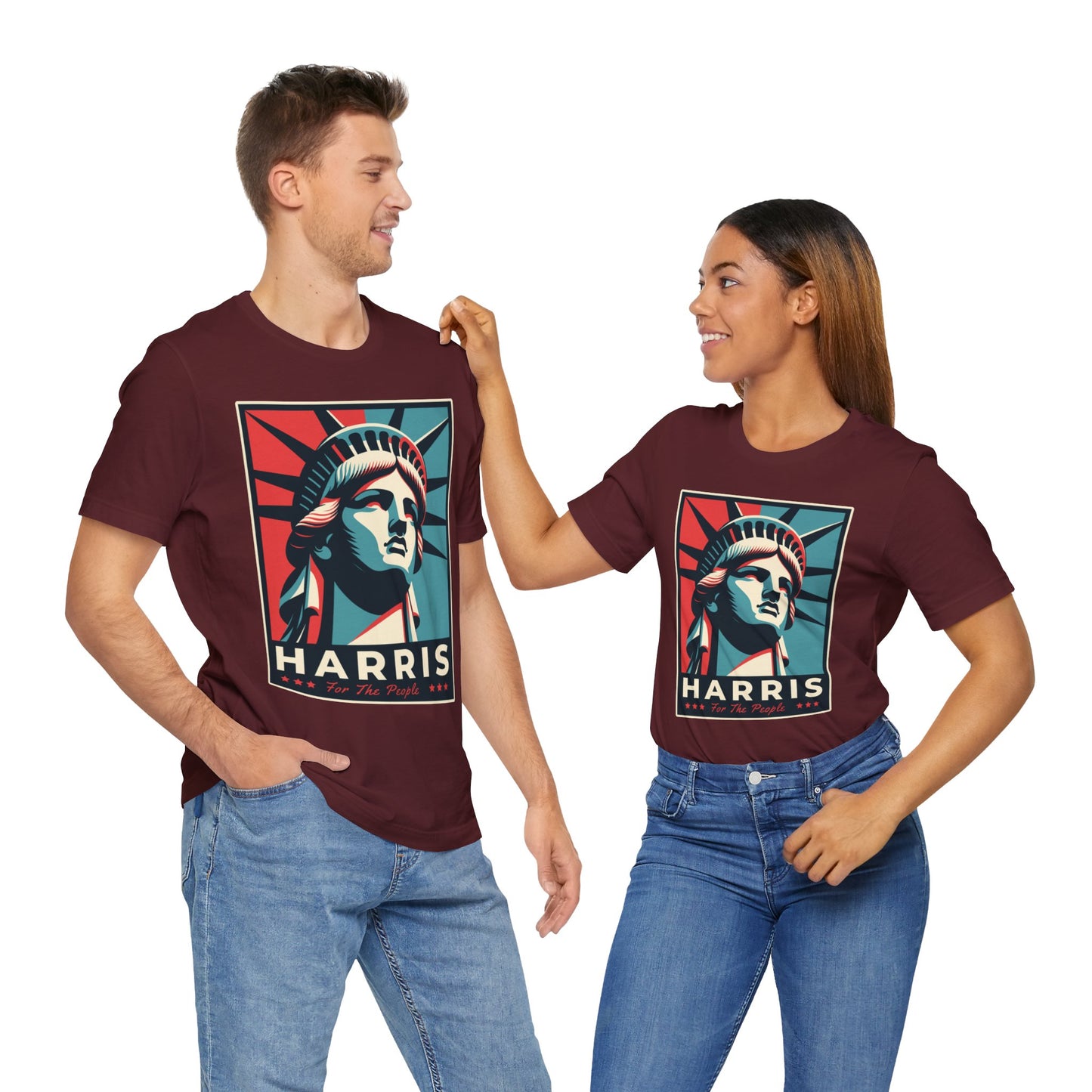 Harris For The People T-Shirt, Politics, Vote, Election, Democrat