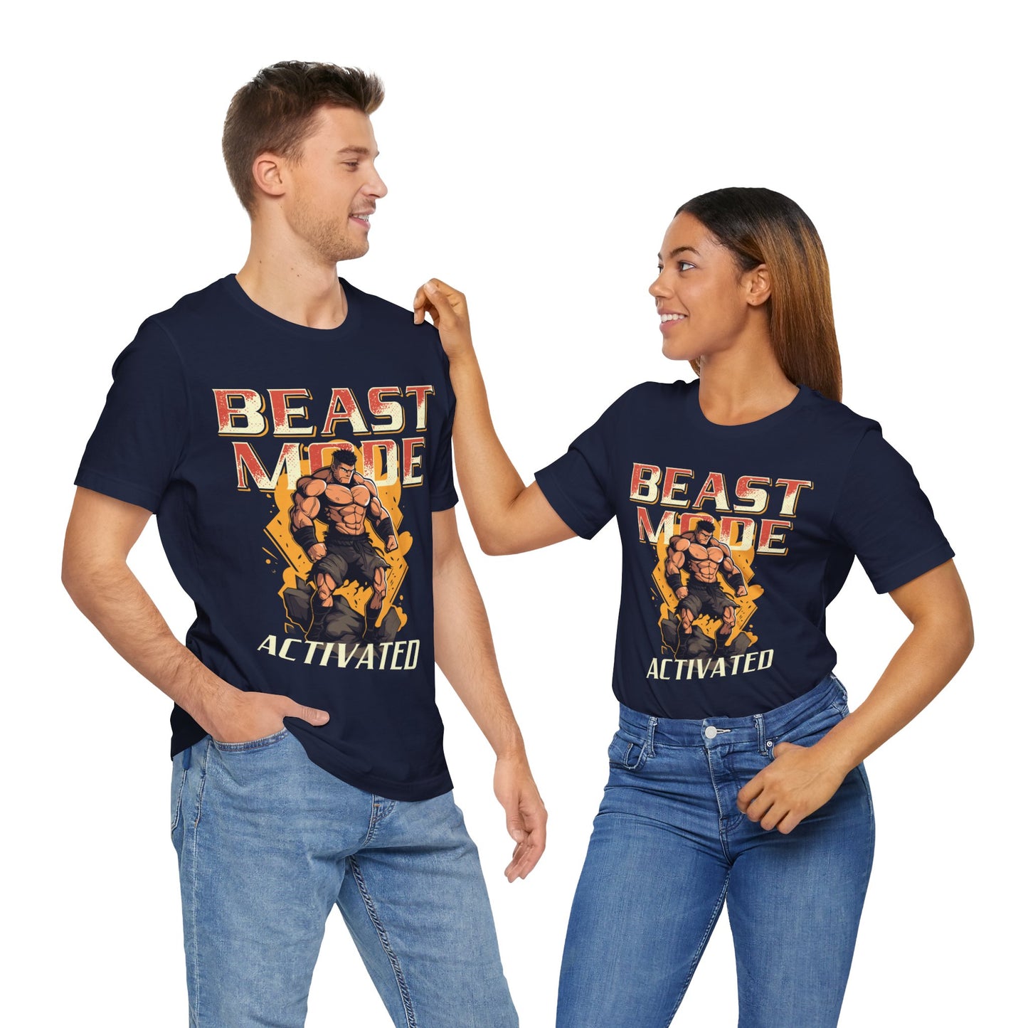 Beast Mode Activated T-Shirt, Bodybuilding, Gym, Fitness T-Shirt