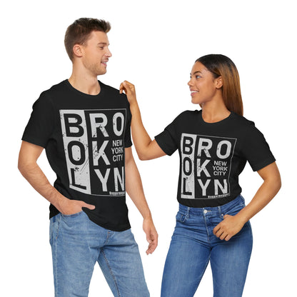 Brooklyn By Huggermugger T-Shirt, Typography T-Shirt, Huggermugger, Brooklyn T-Shirt