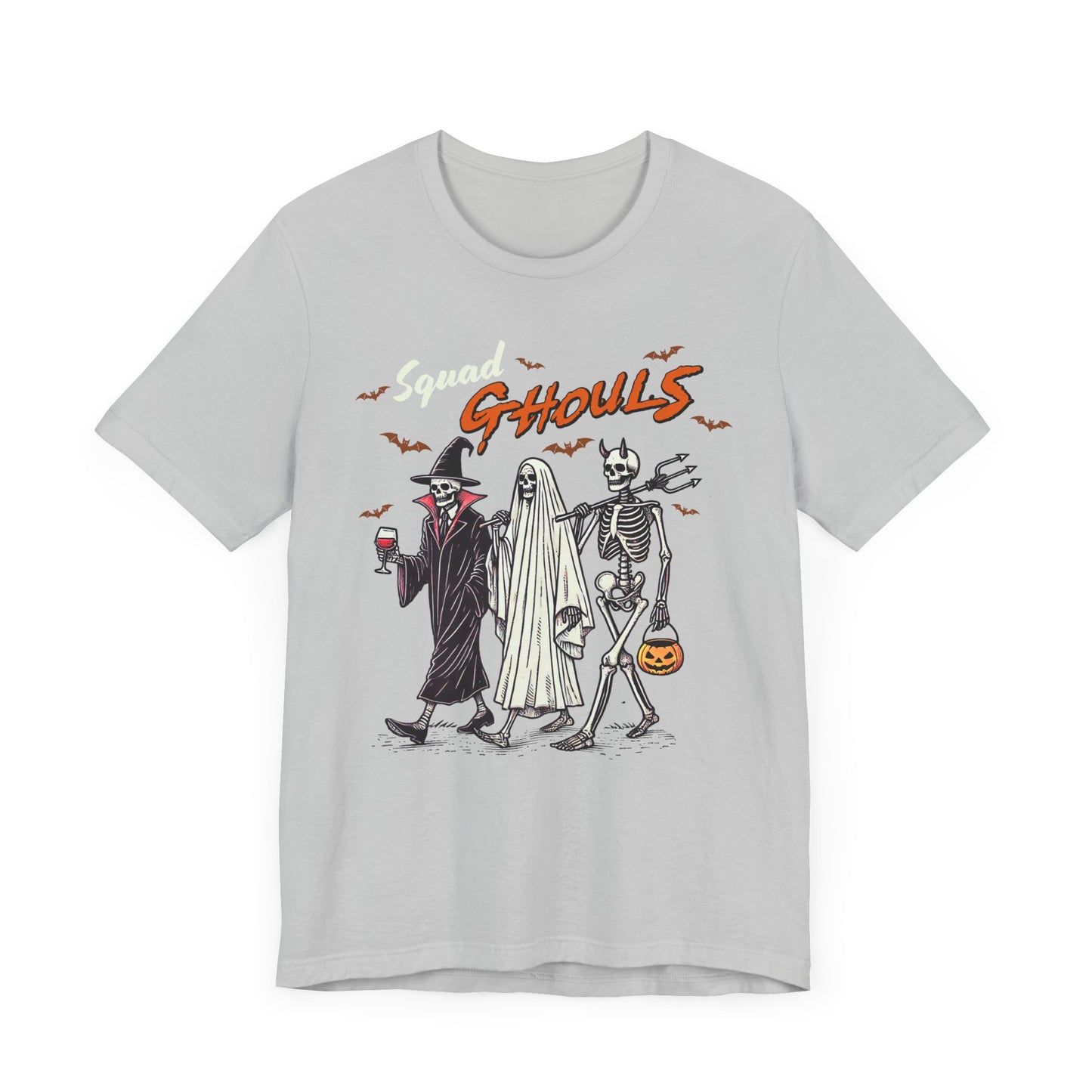 Squad Ghouls T-Shirt, Halloween, Scary, Funny, Retro, Ghost