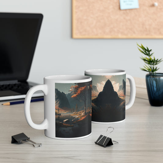 Landscape, Ceramic Mug, 11oz