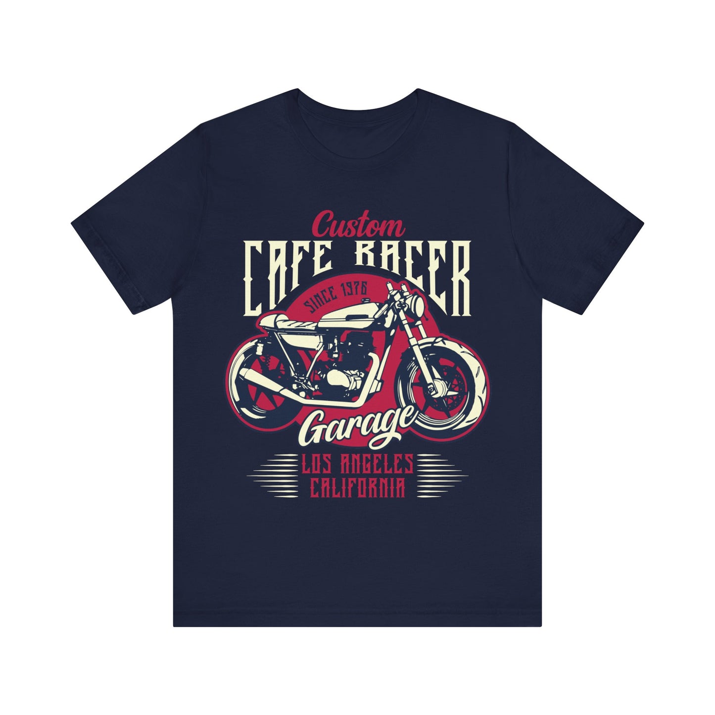 Custom Cafe Racer T-Shirt, Motorcycle, Custom Biker T-Shirt