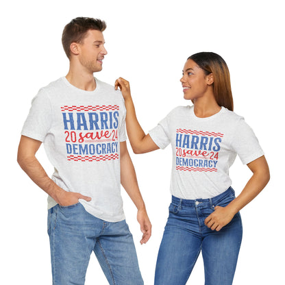 Harris 2024 Save Democracy T-Shirt, Politics, Vote, Election, Democrat