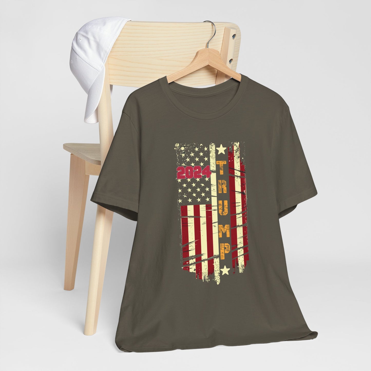 Trump 2024 Flag T-Shirt, Politics, Vote, Election, Republican