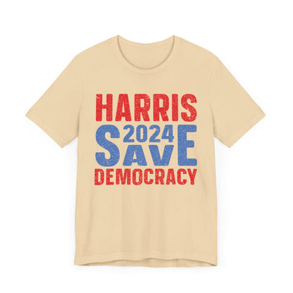 Harris 2024 Save Democracy T-Shirt, Politics, Vote, Election, Democrat