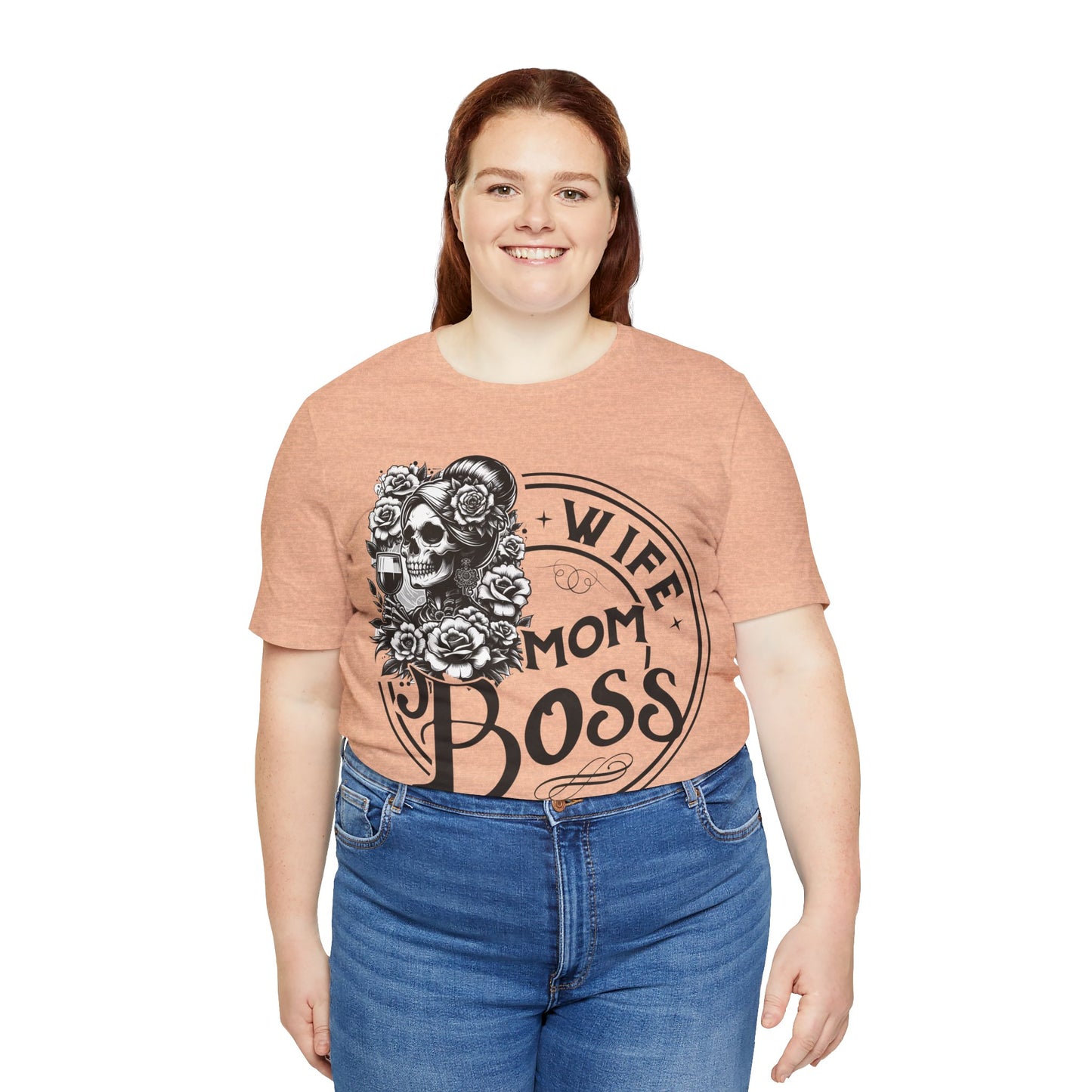 Wife Boss Mom T-Shirt, Mom, Funny, Mama T-Shirt