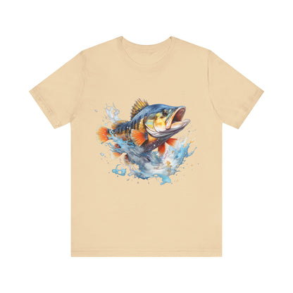 Jumping Fish T-Shirt, Fish Jumping, Fishing Design T-Shirt