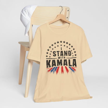 I Stand With Kamala T-Shirt, Politics, Vote, Election, Democrat