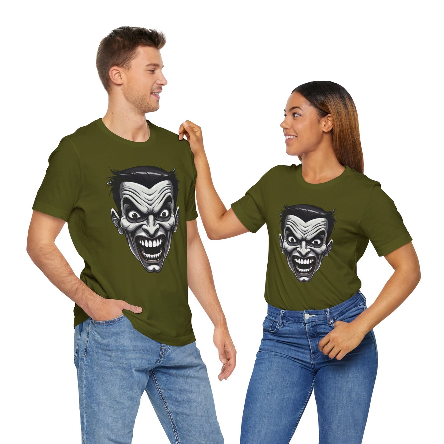 Halloween Mask T-Shirt, Halloween, Scary, Unique