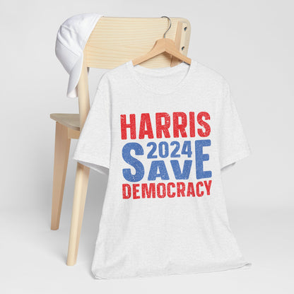 Harris 2024 Save Democracy T-Shirt, Politics, Vote, Election, Democrat