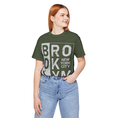 Brooklyn By Huggermugger T-Shirt, Typography T-Shirt, Huggermugger, Brooklyn T-Shirt