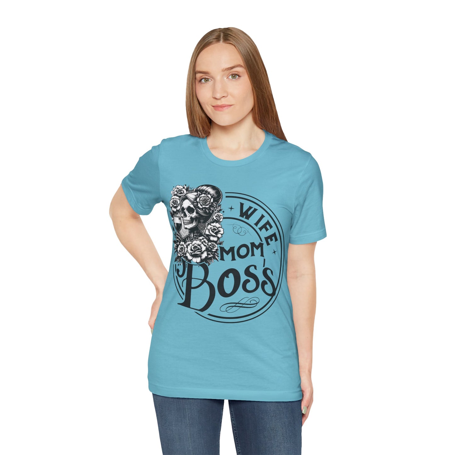 Wife Boss Mom T-Shirt, Mom, Funny, Mama T-Shirt