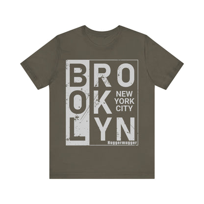 Brooklyn By Huggermugger T-Shirt, Typography T-Shirt, Huggermugger, Brooklyn T-Shirt