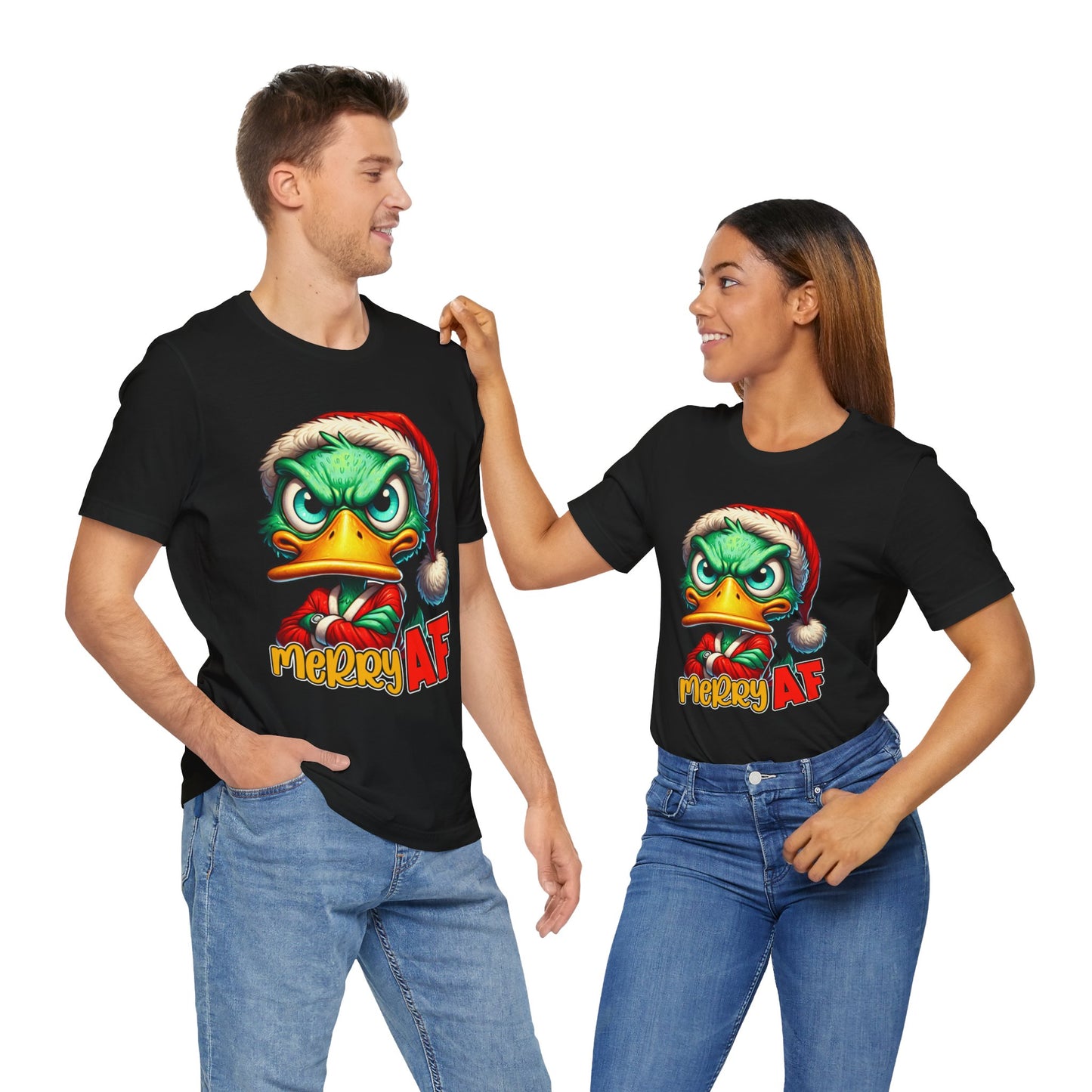 Christmas Grumpy Duck T-Shirt, Duck, Christmas, Funny, Sarcastic