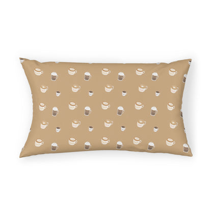 Hot and Cold Coffee Light pattern Pillow Sham