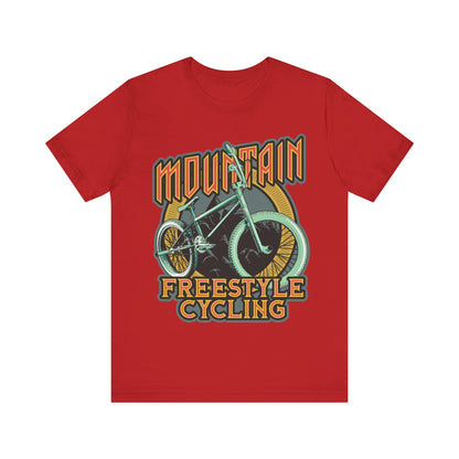 Mountain Freestyle Cycling T-Shirt, Sport, Bicycle T-Shirt