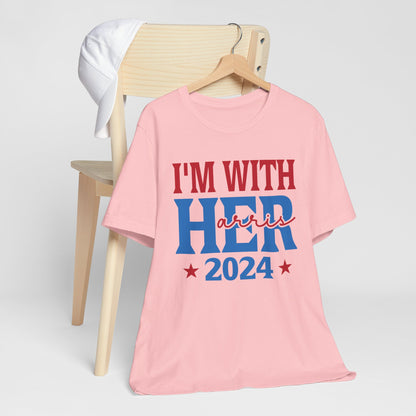 I'm With Her Harris 2024 T-Shirt, Politics, Vote, Election, Democrat