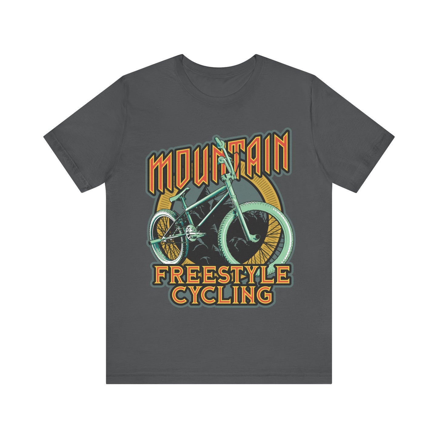 Mountain Freestyle Cycling T-Shirt, Sport, Bicycle T-Shirt