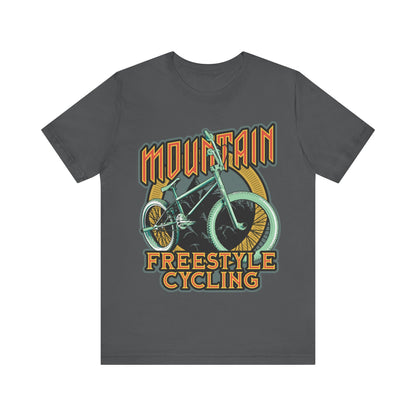 Mountain Freestyle Cycling T-Shirt, Sport, Bicycle T-Shirt