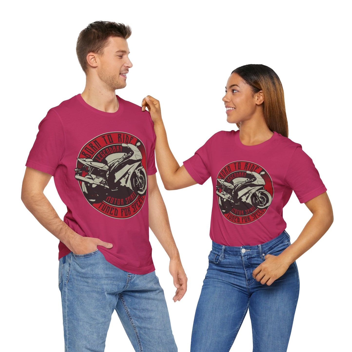 Born to Ride Tuned to Speed T-Shirt, Motorcycle, MC, Bikers T-Shirt